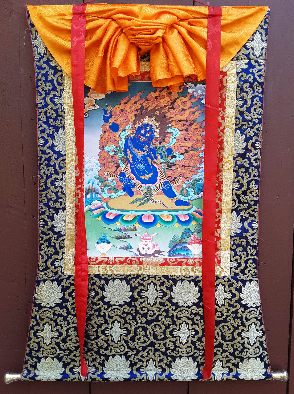 Vajrapani Thangka 42"x26"