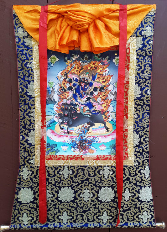 Black Hayagriva Thangka,  B