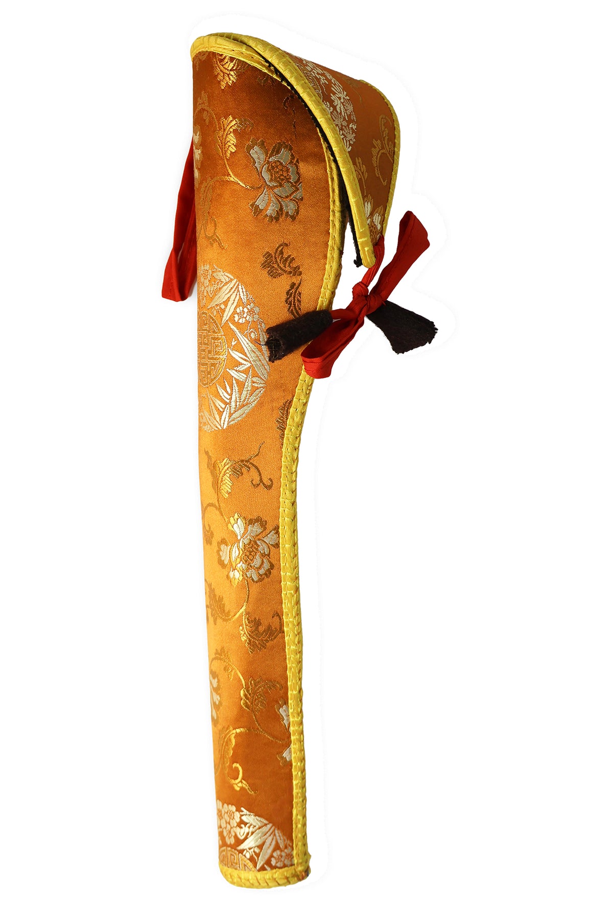 Wooden Kangling w/ Brocade Case 12.2"