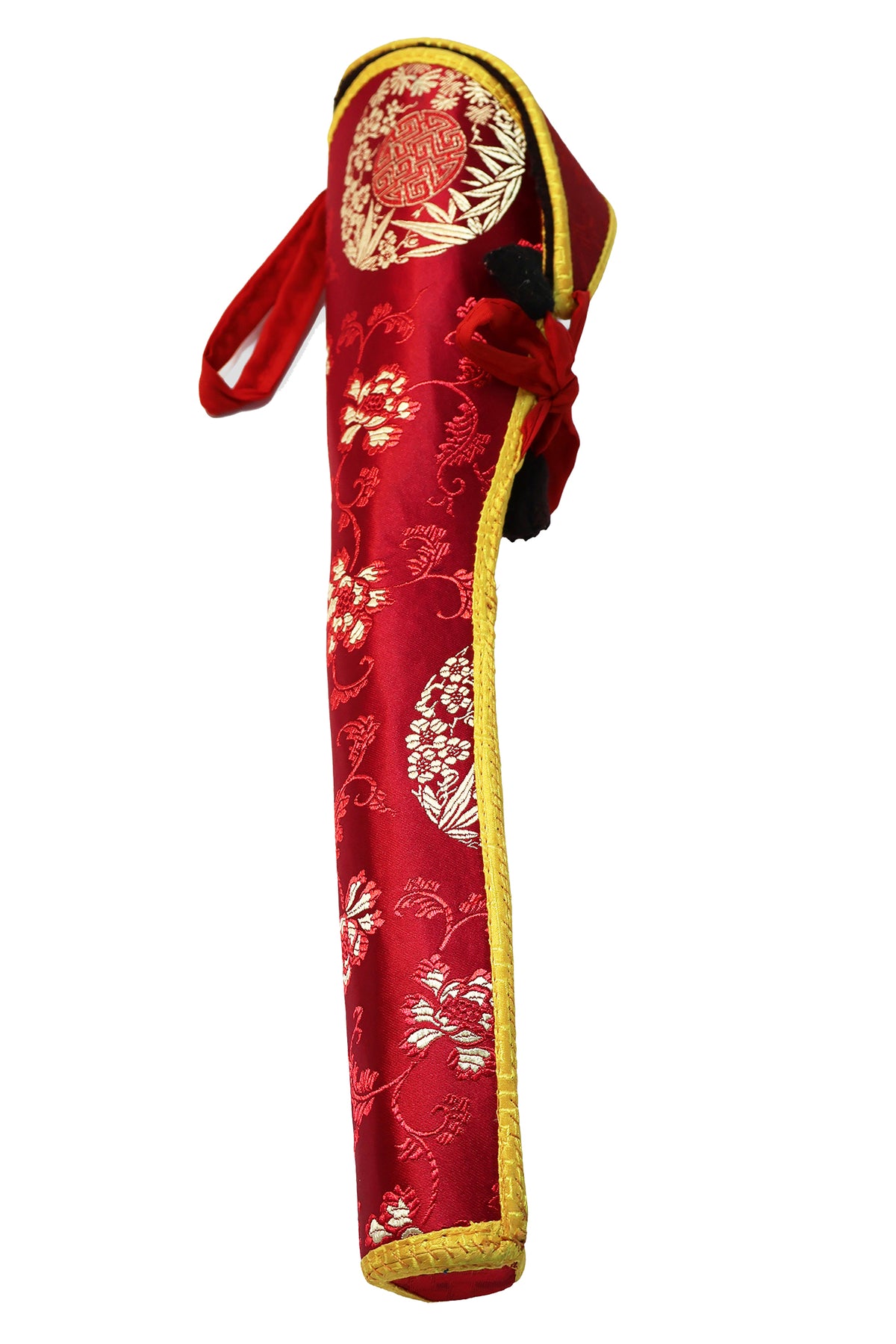 Wooden Kangling w/ Brocade Case 12.2"