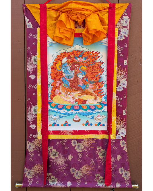 Dorje Drolo Thangka 32" X 47"