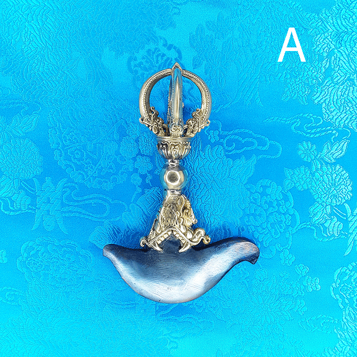 Driguk Dakini Knife with Steel-Meteorite Blade 5.75" by Natsog Dorje