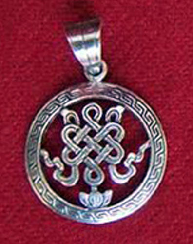 Eternal Knot Auspicious Symbol Pendant