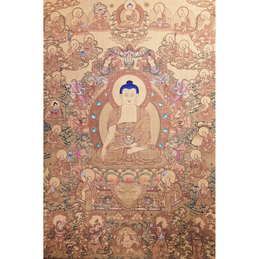 16 Arhats Framed Print 19"x23"