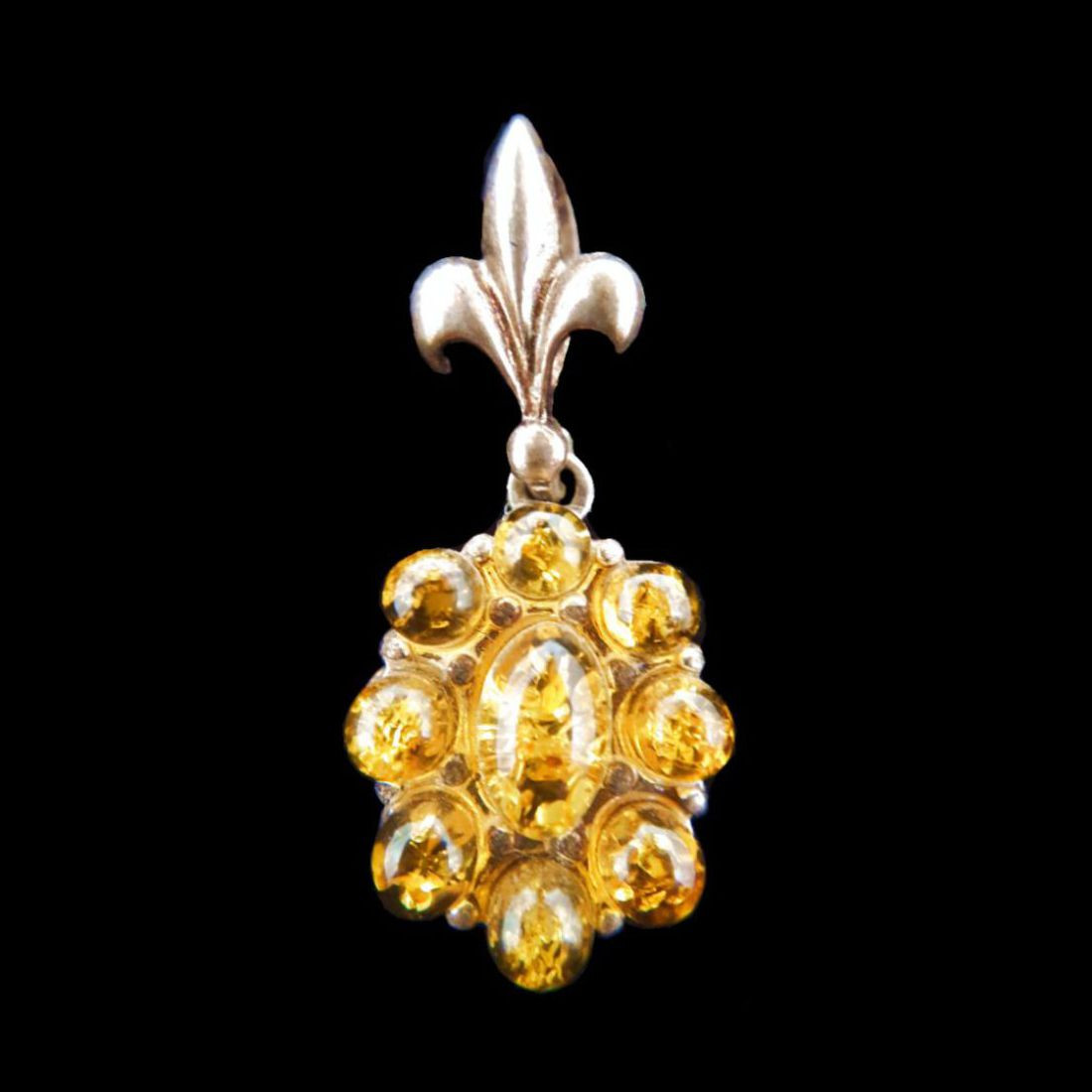 Green Amber Pendant