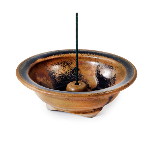 Mocha Wheel Incense Holder