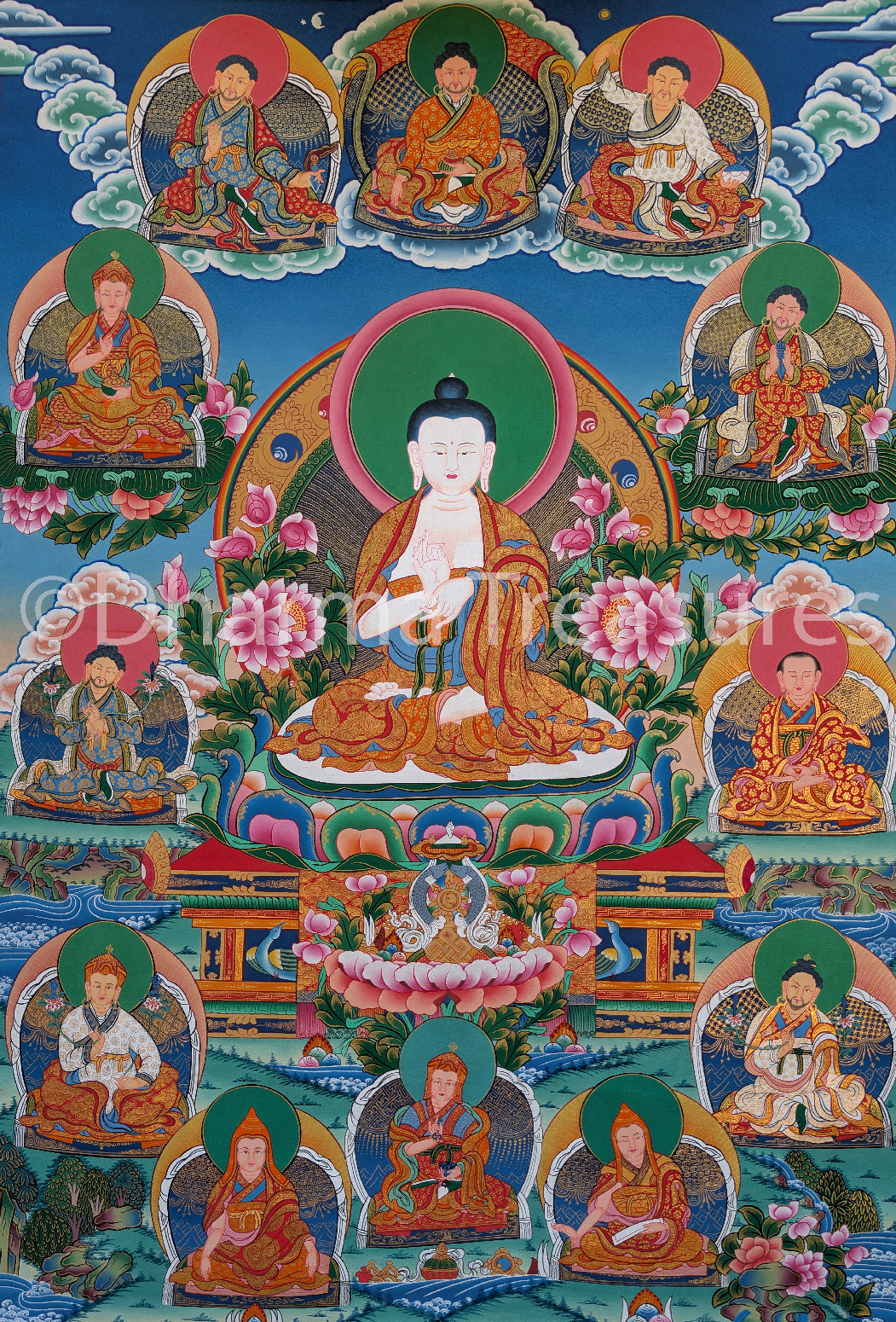 Garab Dorje Thangka 49"x70"