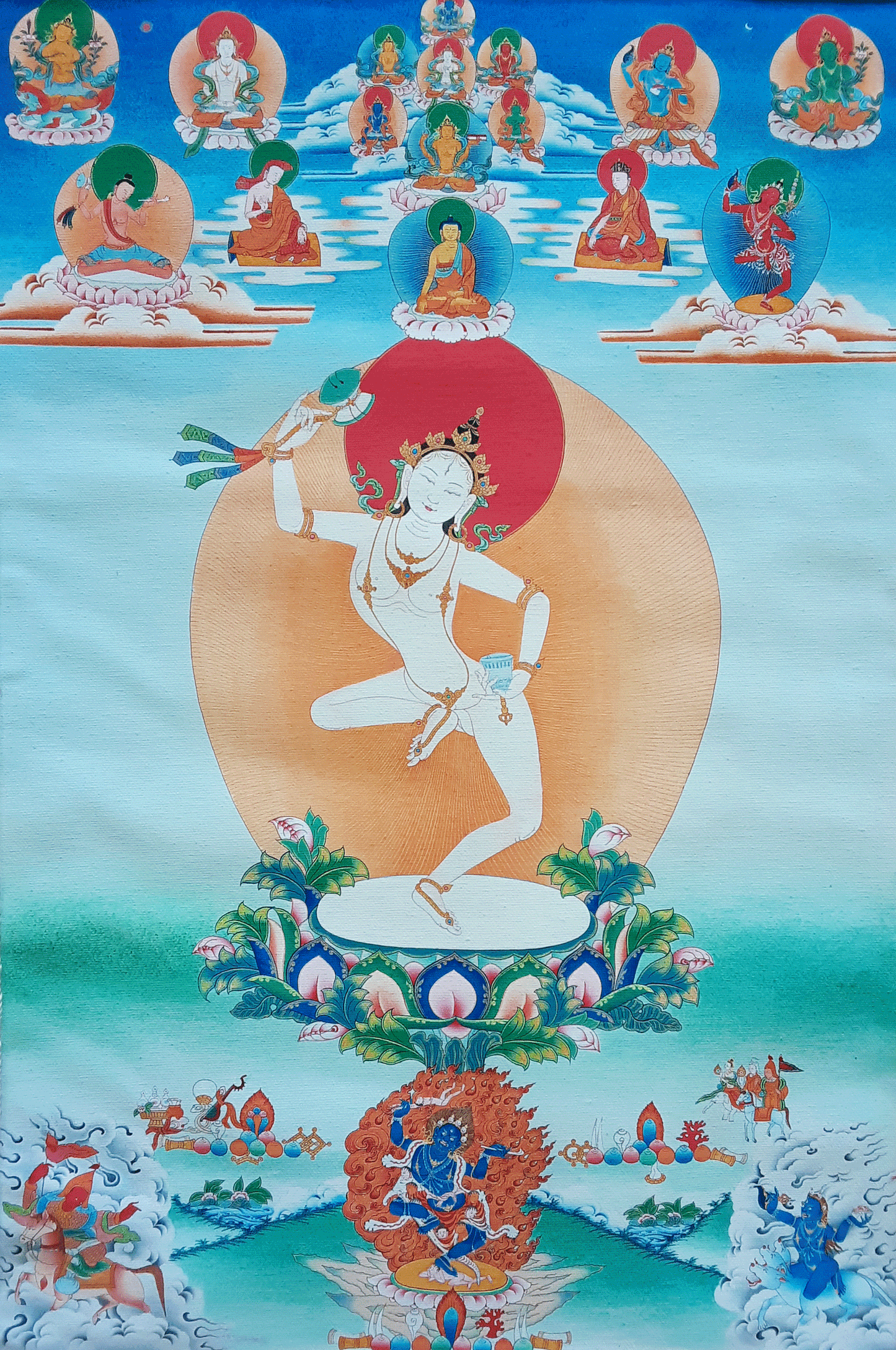 Machig Labdron Print Thangka 28"x36"