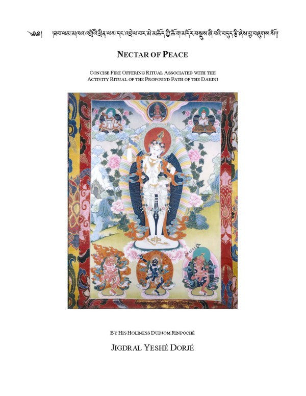 DIGI TEXT, Khandro Tuk-Tik Fire Puja: Nectar of Peace