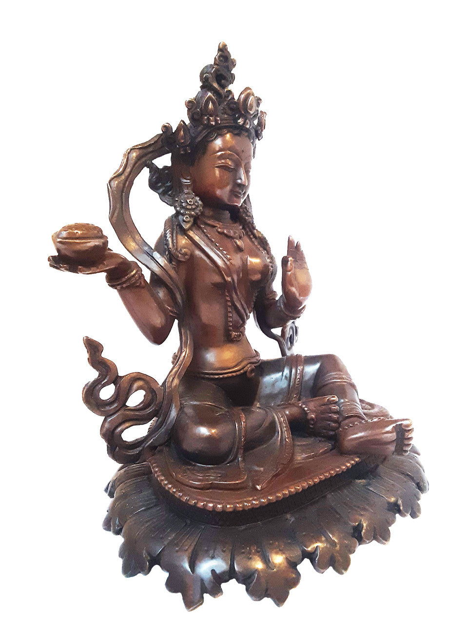 Guru Rinpoche Statue Set, Yeshe Tsogyal & Mandarava (14")
