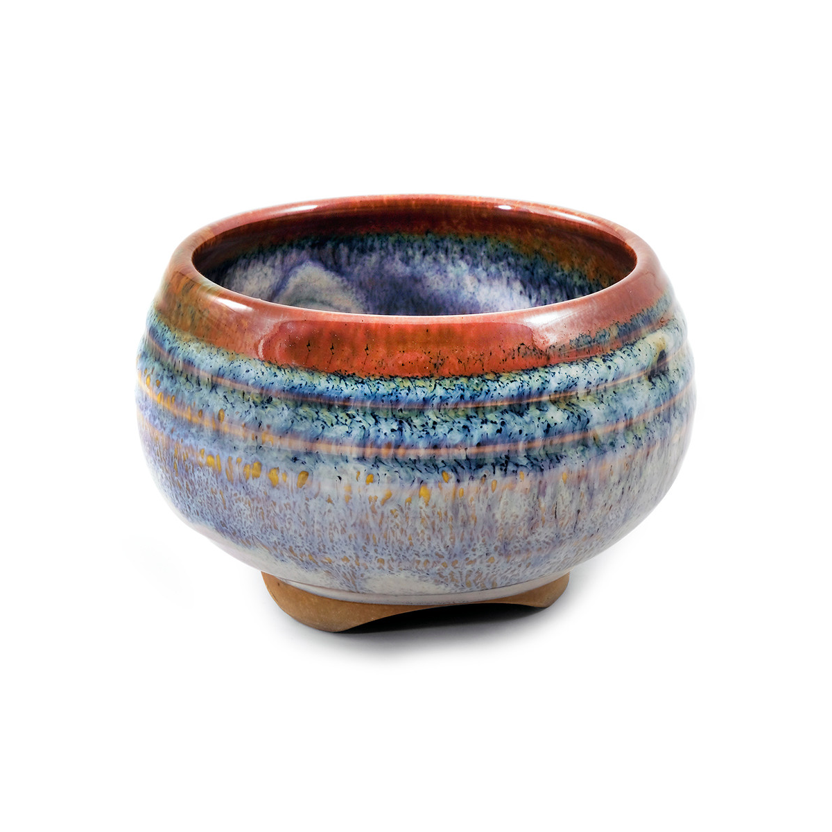 Rust Rim Bowl Incense Holder