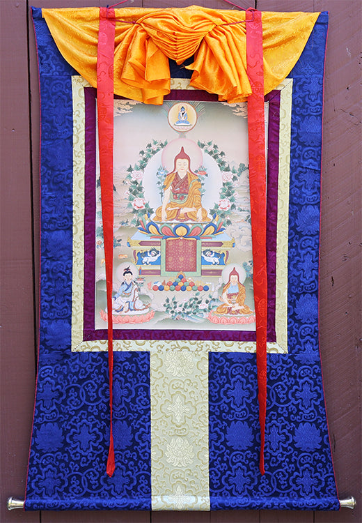 Longchenpa Thangka 37"x52"