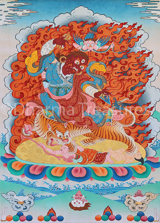 Dorje Drolo Thangka 46"x62"