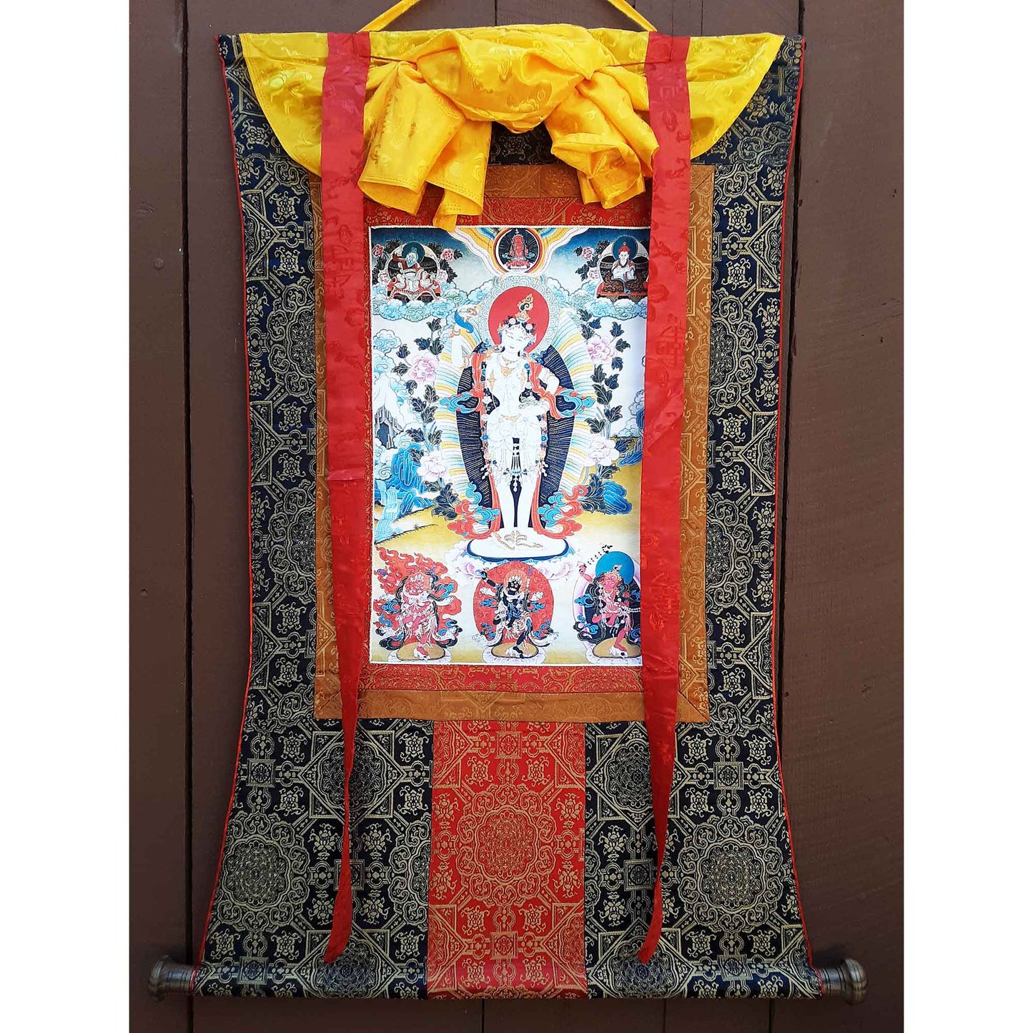 Khandro T'huk T'hik (Yeshe Tsogyal) Print Thangka 28"x36"